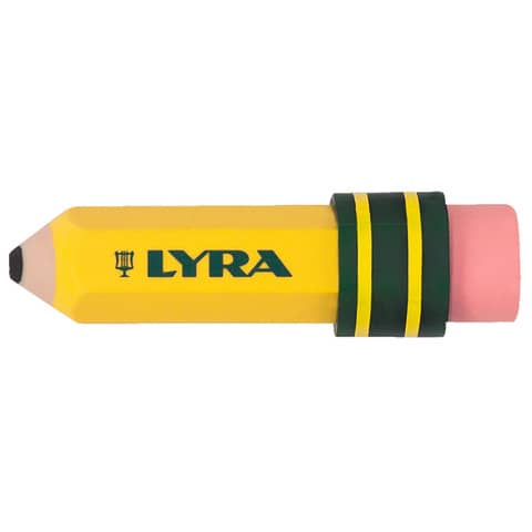 Espositore 20 gomme matita Lyra Temagraph Eraser 2x7 cm - L7417201